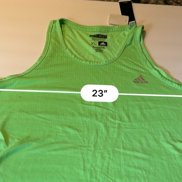 Adidas Green Athletic Tank Top - Picture 6 of 7